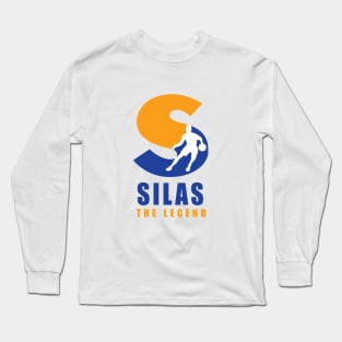 Silas Custom Player Basketball Your Name The Legend Long Sleeve T-Shirt